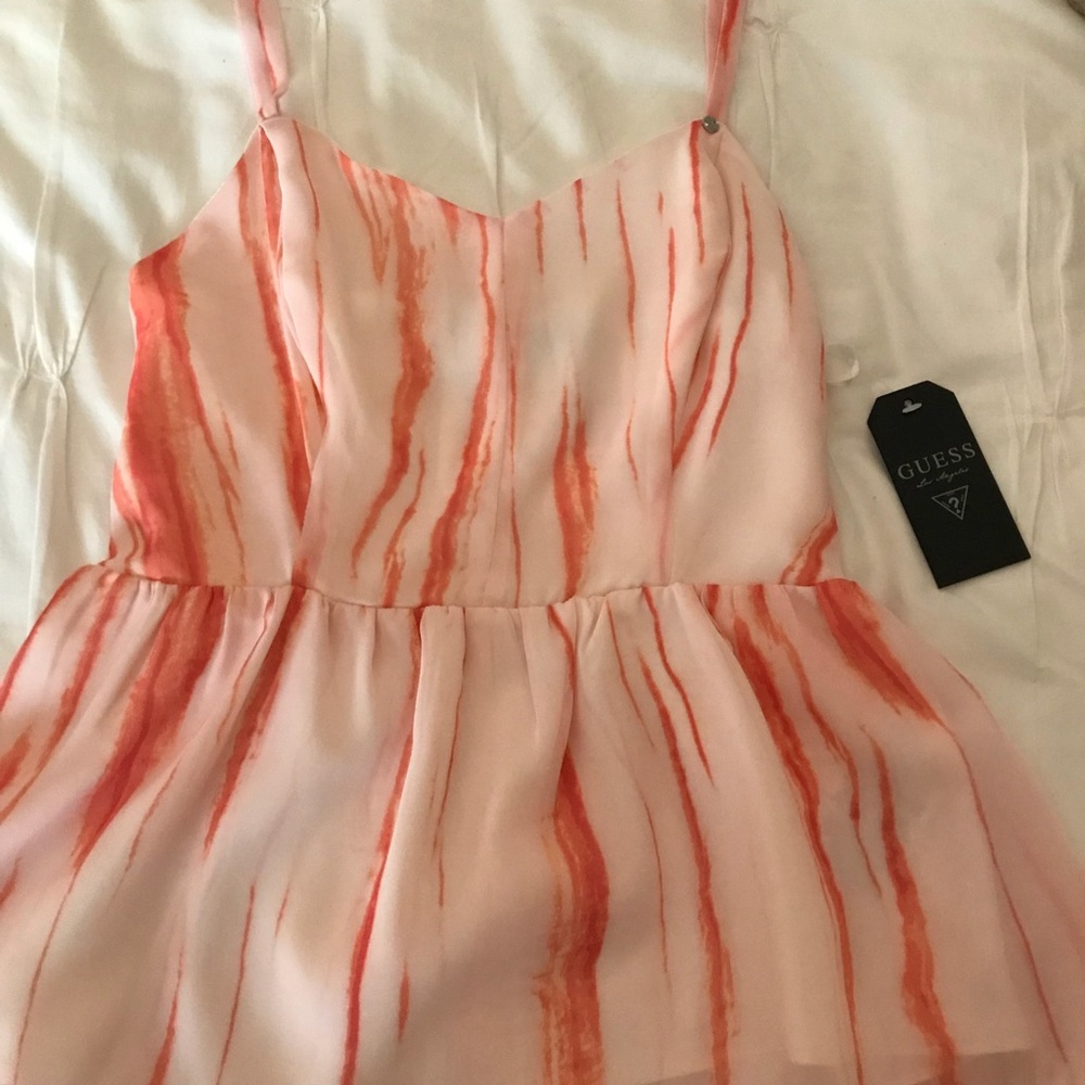 Guess pink Peplum top - Picture 6 of 6